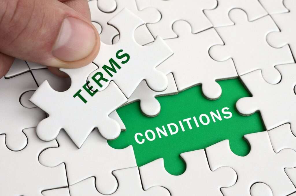 Terms and Conditions in Businesses