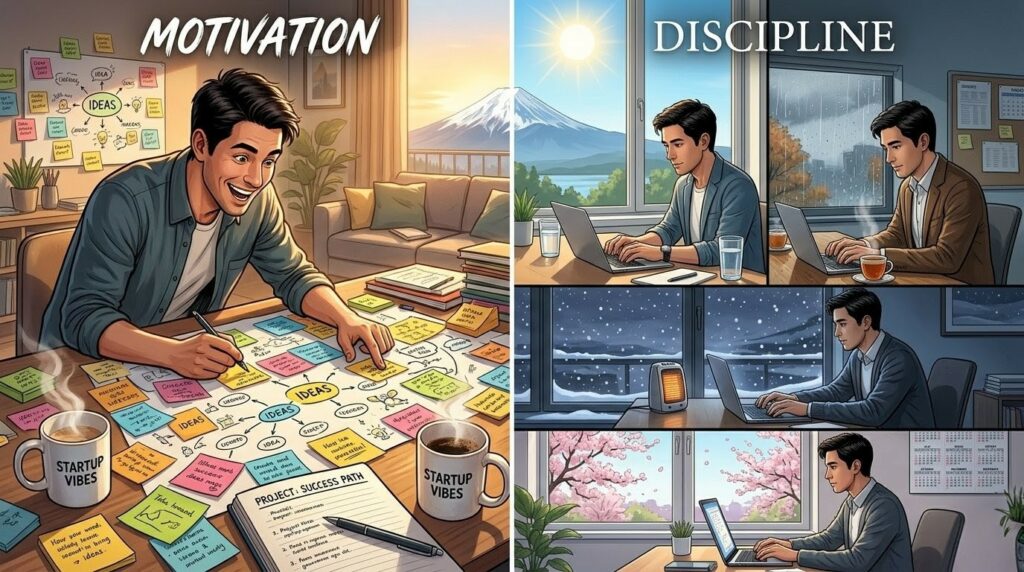 Motivation vs Discipline