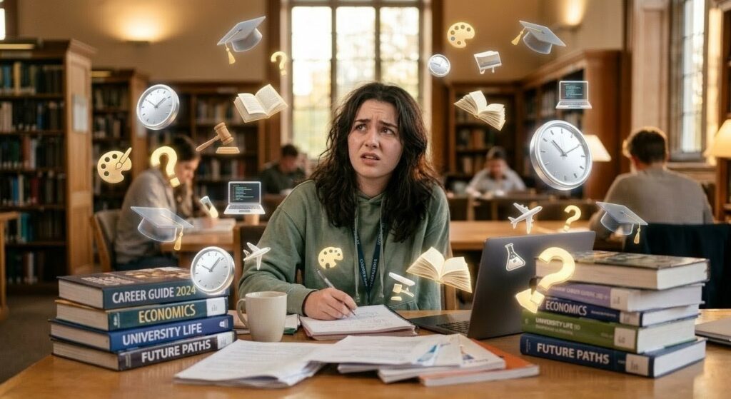 The struggle to choose the right path as a student