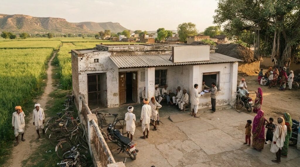 Banks, agricultural credit in India, rural banking in India