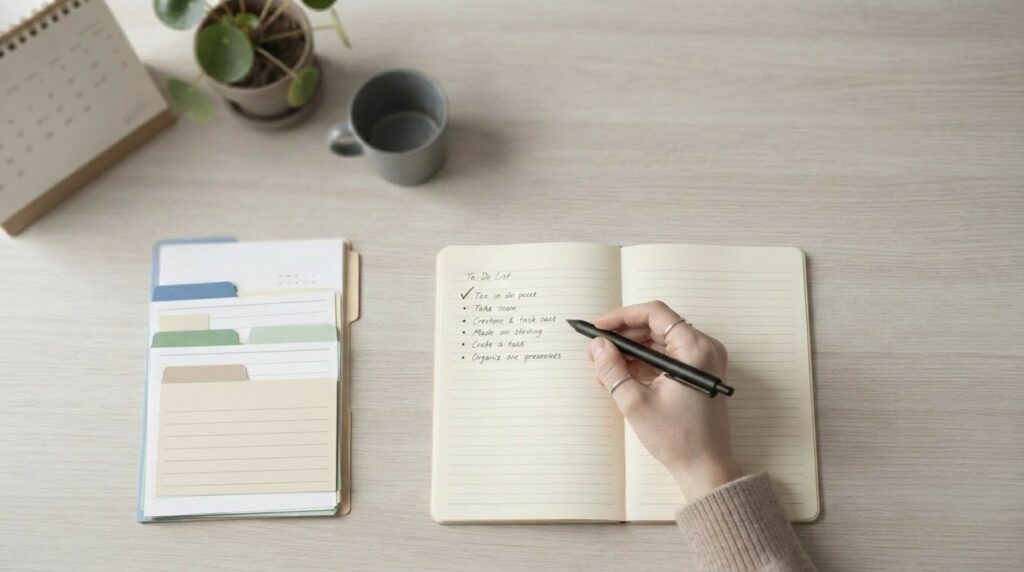 Productivity planner for overcoming procrastination