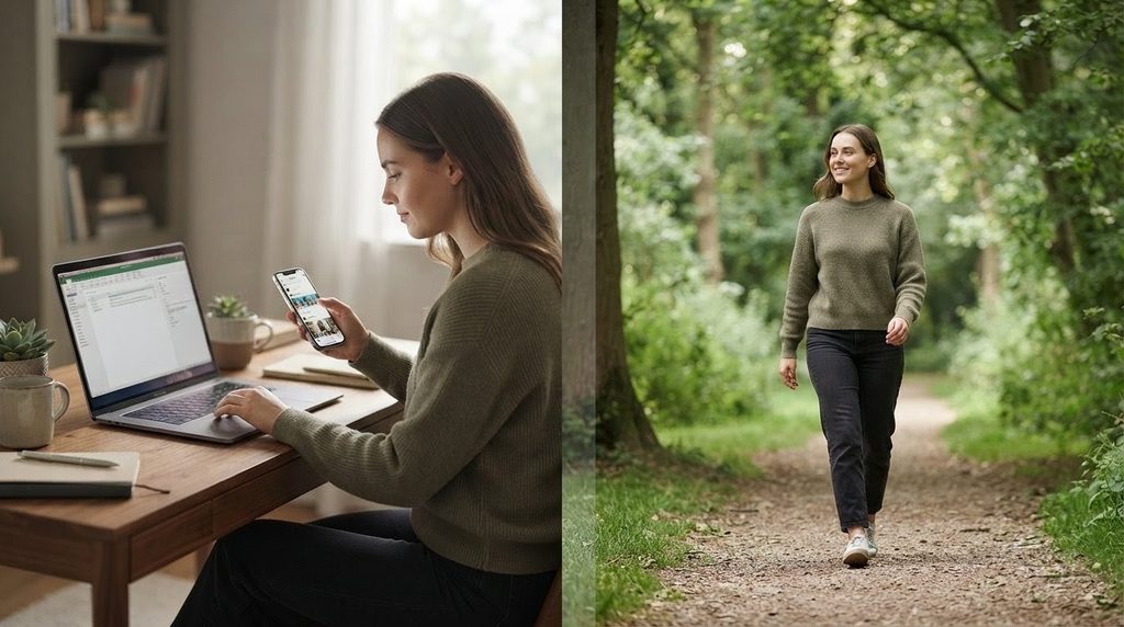 Healthy digital habits, digital wellbeing, and digital detox.