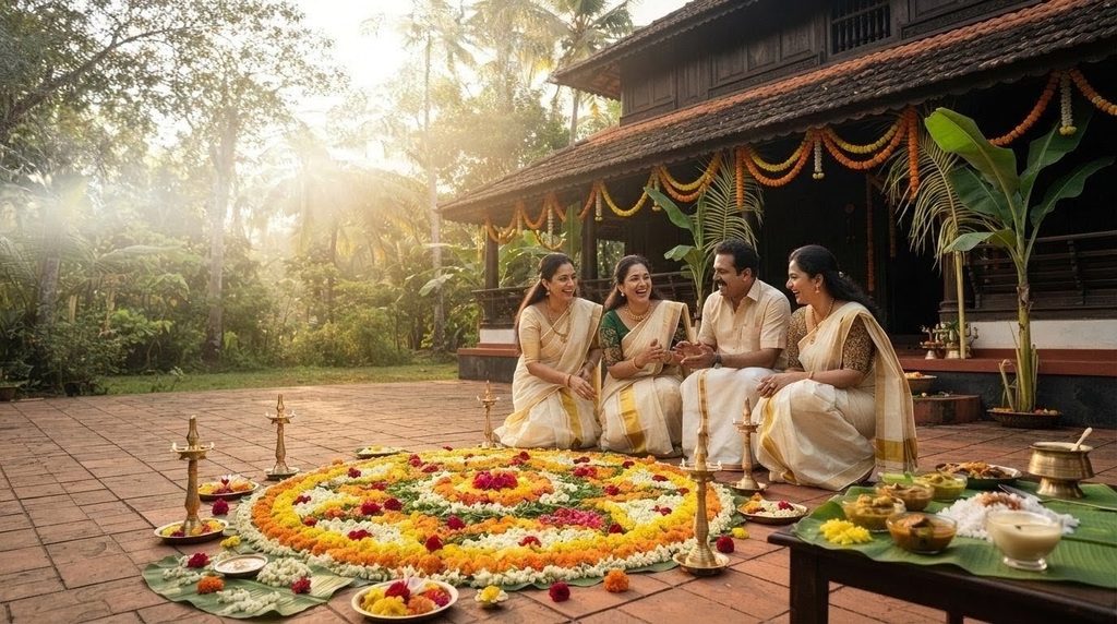 Onam festival of Kerala. 