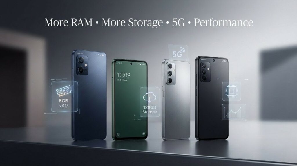 Mobile phones under 15,000 or 20,000