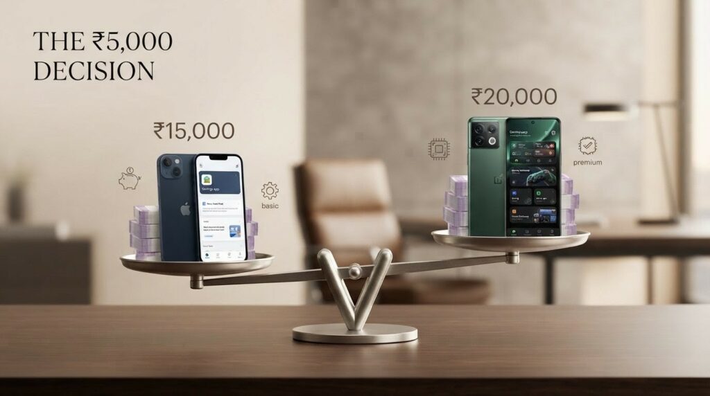 Mobile phones under 15,000 or 20,000